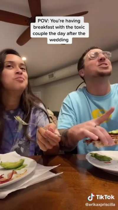 They are the same couples that post romantic pics on insta