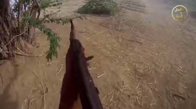 AQAP (Al Qaeda Arabian Peninsula) militants engaging southern Yemen&rsquo;s separatists position in Yemen, Abyan Governorate