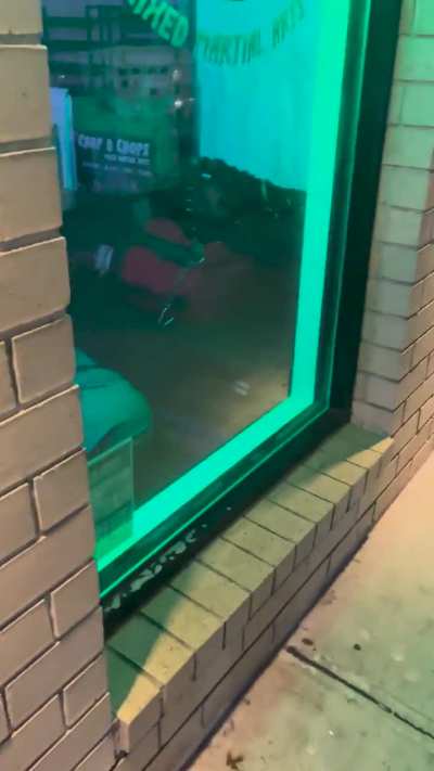 The way this Dojo stores their practice dummy&hellip;