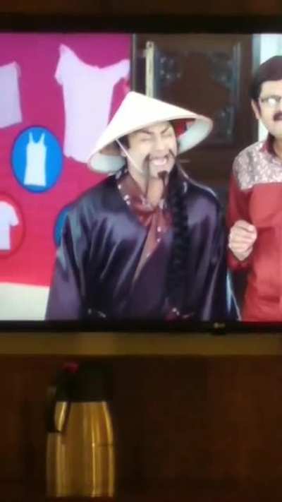 Average Chinese person according to Indian TV shows.