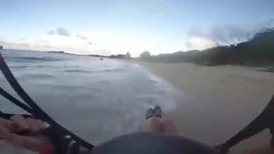 Butt clenching dive