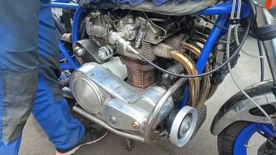 Muench Mammut 1200 with a blower