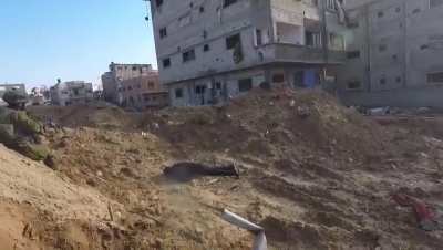 An attempt to sneak up on IDF forces goes wrong for this guy 