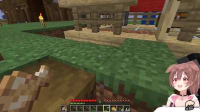 Korone Discovers How To Make Paved Path