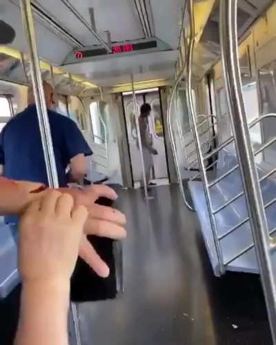 A man with a knife attacked passengers in the New York City subway.