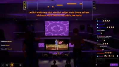 singing in german