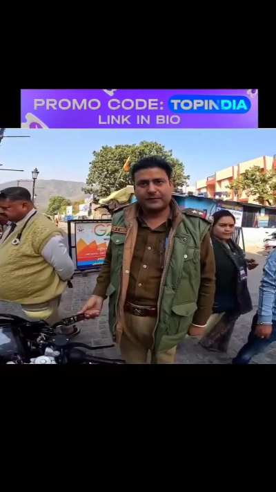 police vs biker 