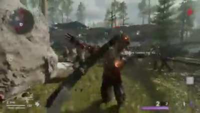 TIL that if you melee with the Fire Bow, it actually sets zombies on fire.