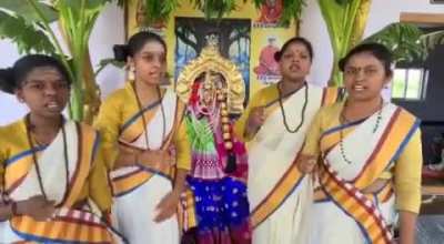 Sathamanam Bhavathi from the Taitattriya Brahmana of the Yajurveda; video from the Sri Veda Bharathi Peetham &ndash; Basara, Telangana
