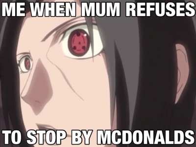 Itachi gets me 😡😡 I hate my family, I&rsquo;m never going shopping with them again! 🚫🤬