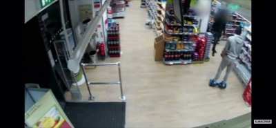 Throwback to when &ldquo;J Hus&ldquo; robbed some Lucozades on a hoverboard
