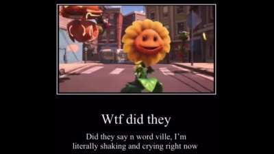 I can’t believe they said n word ville 😔