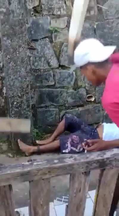 He could've easily died, hopefully it stopped at the end.
