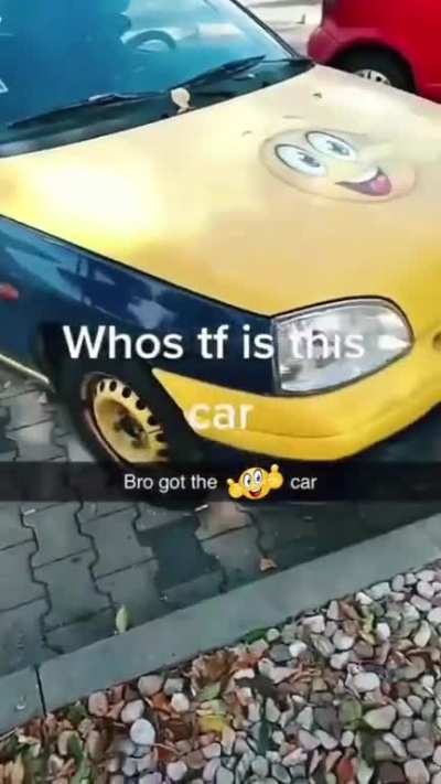 Bro got the 😀👍 car