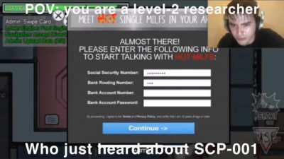 I find it funny to think that low level researchers would even attempt to outmaneuver the O5