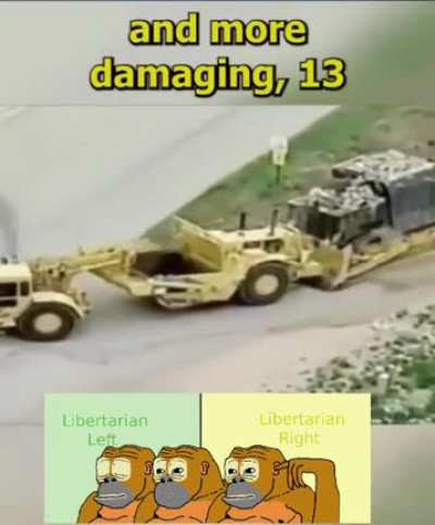 Monke destroy city.
