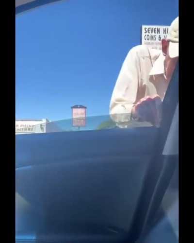 Old Man Gets In The Wrong Car And It Takes Him a While To Realize