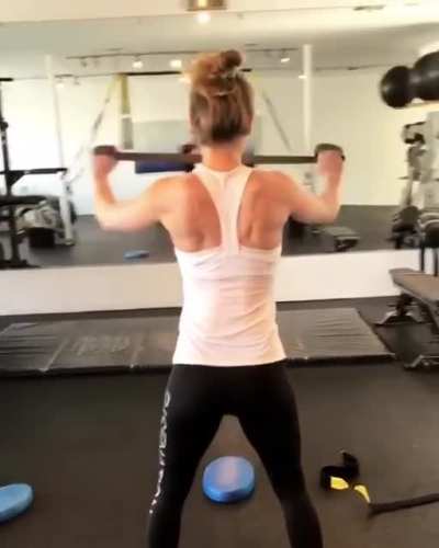 Her back is so strong