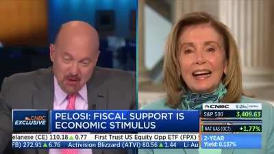 CNBC Host Jim Cramer Calls Pelosi &lsquo;Crazy Nancy&rsquo; to Her Face, Scrambles to Backtrack