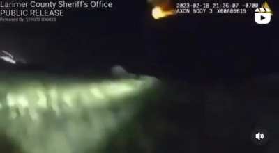 Police foot chase ends horribly