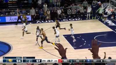 [Highlight] Josh Okogie gets the crucial crunch time block on Justin Holiday!