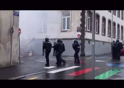 To cross the street