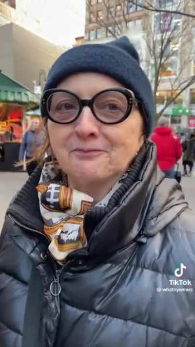 A fashion statement that makes people smile