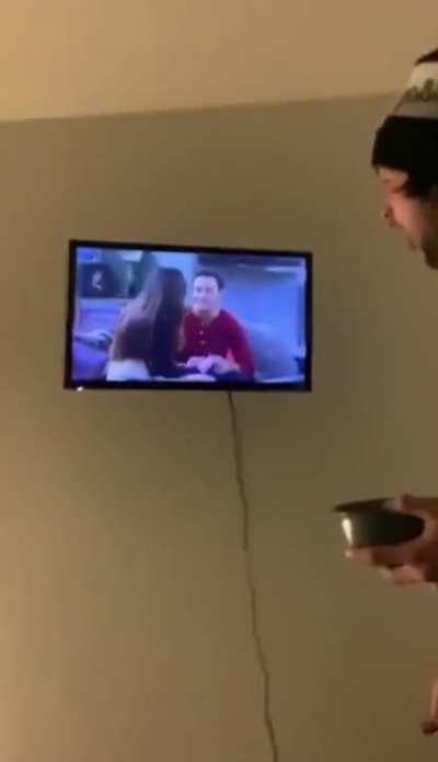 Fixing a TV with a fork
