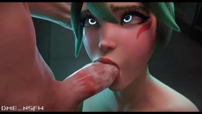 Kiriko blowjob (DME_NSFW)