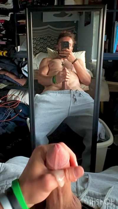 Best video you&rsquo;ll see all week 😌 a slow motion volcano of cum 💦