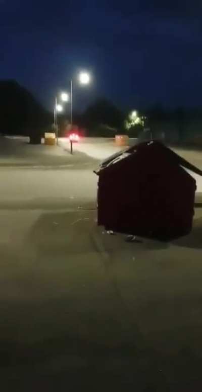Trying to drift in a Smart car