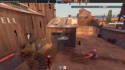 I present to you; the most dedicated spy backcap Dustbowl has seen in years. Shame it failed.