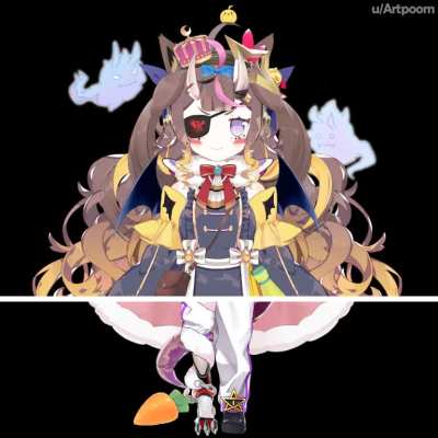 Compilation of u/ChegiCH's "Anya stole something from every Hololive members"
