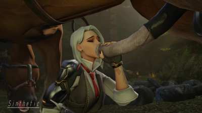 Ashe Getting Addicted To Horse Cum (Sinthetic) [Overwatch]
