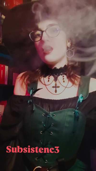Casting a smokey spell on you 🔮