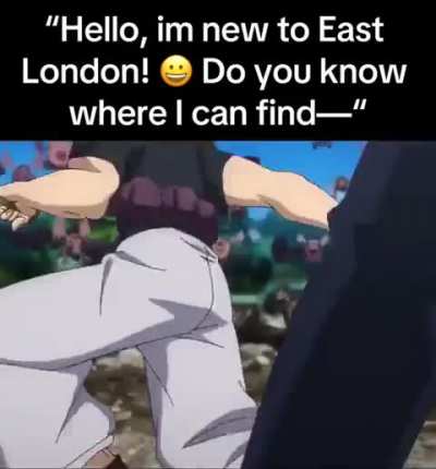 Mate, you got a stabbing loicense?