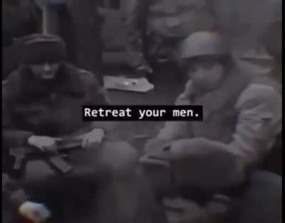 Chechen Commander Pleads with a Russian Colonel who was supposedly his friend to retreat his troops (First Chechen war)