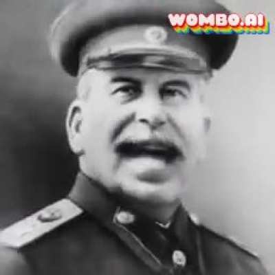 Ah yes comrade Stalin we&rsquo;ve been expecting yo.....