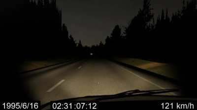 It happened again! Be careful at night