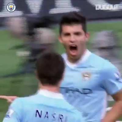On this day in 2011 Manchester City beat Wigan Athletic 3-0 with Sergio Ag&uuml;ero scoring a hat-trick. The assist for Ag&uuml;ero's third goal was one of David Silva's greatest assists.