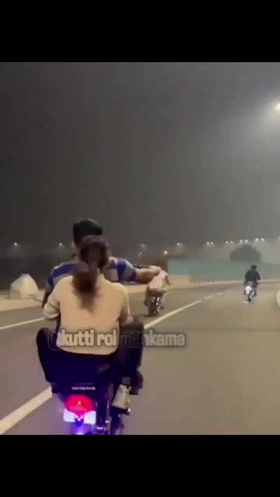 This is why you don’t do stunts on a public road.