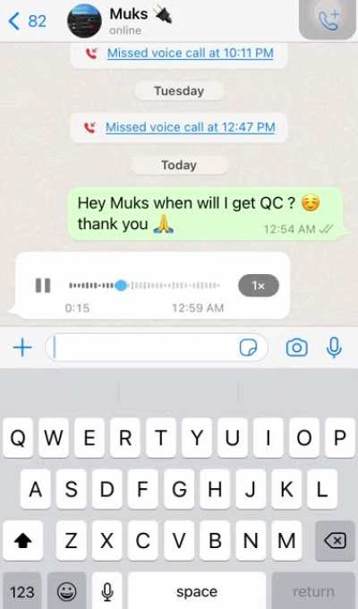 Muks gone wild after QC request&hellip;. ⁉️😳