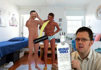 Bimmy gets drunk and high in college.