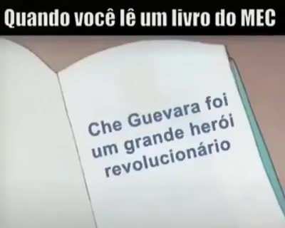 Quando voc&ecirc; l&ecirc; um livro do MEC