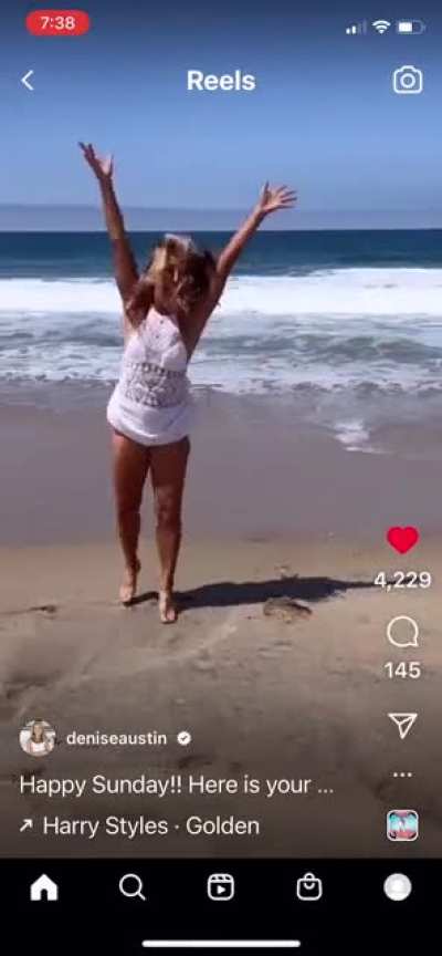 On the beach