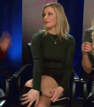 In tribute of Renee Young's WWE career coming to a close, here she is squirming on a tablet