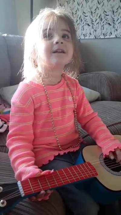 She wrote me a song to cheer me up :)
