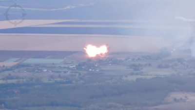 ua pov - Higher-quality video just surfaced of yesterday's Russian "SU-30" shootdown and immediate crash by a missile of Ukrainian forces