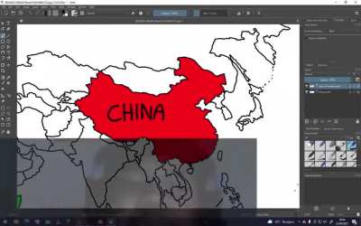 world map according to Americans