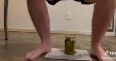 One man, one jar